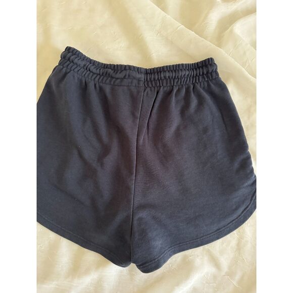 H&M Navy Blue Sweat Shorts, Drawstring, Pockets, S - Picture 7 of 7